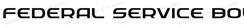 Federal Service Bold Expanded字体转换